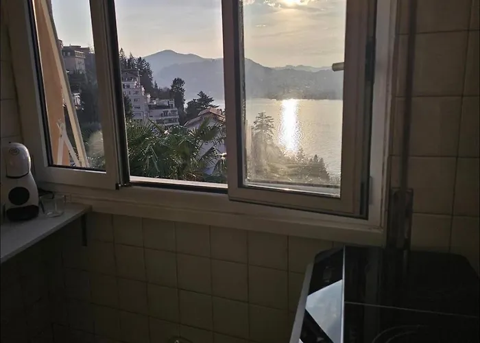 Sunset Balcony Panoramic View In * Blevio